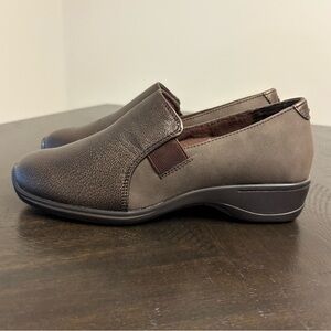 Ros Hommerson Slide In Women’s Size 5 Brown Loafer Flat Comfort Footbed Shoes